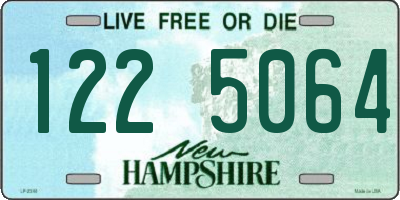 NH license plate 1225064