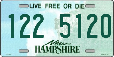 NH license plate 1225120