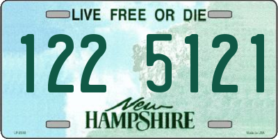 NH license plate 1225121