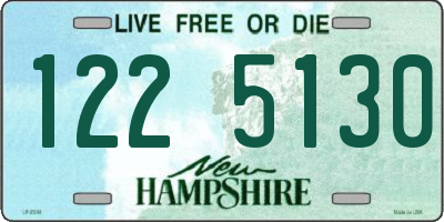 NH license plate 1225130