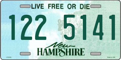 NH license plate 1225141