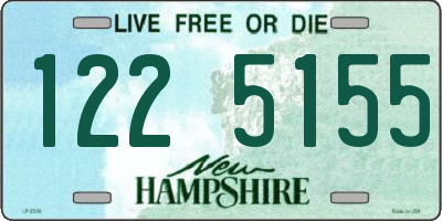 NH license plate 1225155