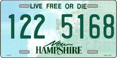 NH license plate 1225168