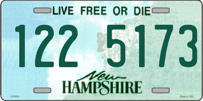 NH license plate 1225173