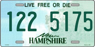 NH license plate 1225175