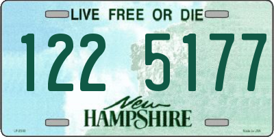 NH license plate 1225177