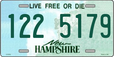 NH license plate 1225179