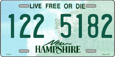 NH license plate 1225182