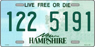NH license plate 1225191