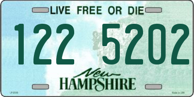 NH license plate 1225202