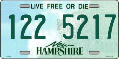 NH license plate 1225217