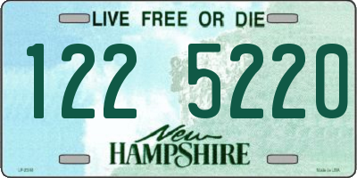 NH license plate 1225220
