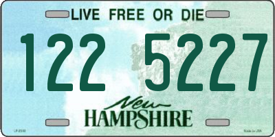 NH license plate 1225227