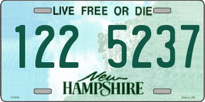NH license plate 1225237