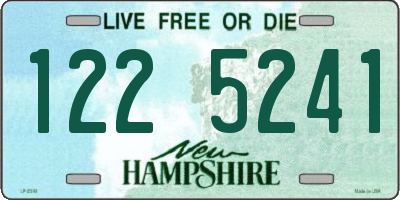 NH license plate 1225241