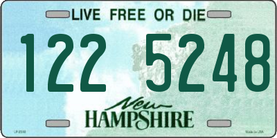 NH license plate 1225248