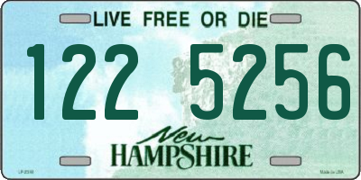 NH license plate 1225256