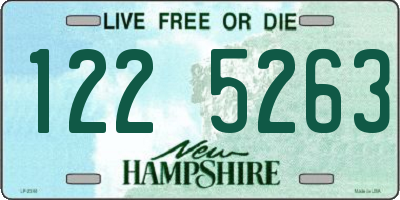 NH license plate 1225263