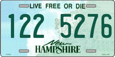 NH license plate 1225276
