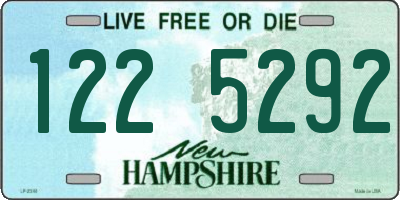 NH license plate 1225292