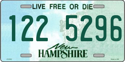 NH license plate 1225296