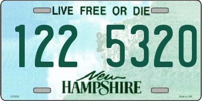 NH license plate 1225320