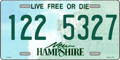 NH license plate 1225327