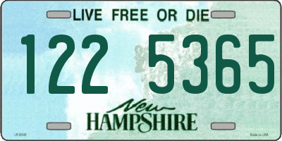 NH license plate 1225365