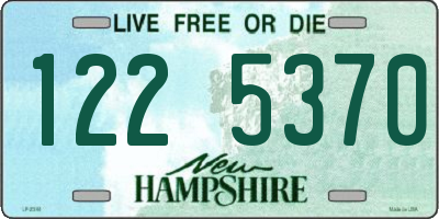 NH license plate 1225370