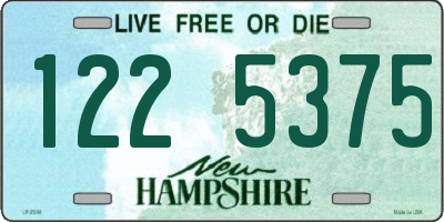 NH license plate 1225375