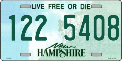 NH license plate 1225408
