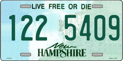 NH license plate 1225409