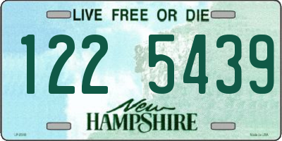 NH license plate 1225439