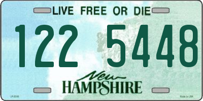 NH license plate 1225448