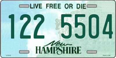 NH license plate 1225504