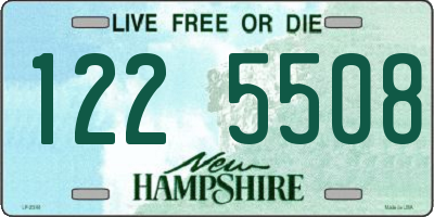 NH license plate 1225508