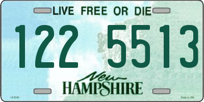 NH license plate 1225513