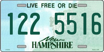 NH license plate 1225516