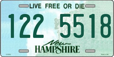 NH license plate 1225518