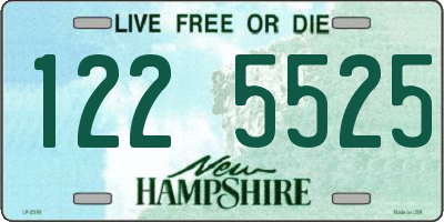 NH license plate 1225525