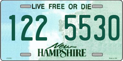 NH license plate 1225530