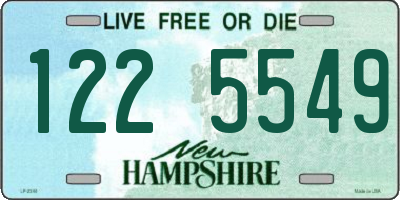 NH license plate 1225549