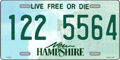 NH license plate 1225564