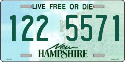 NH license plate 1225571