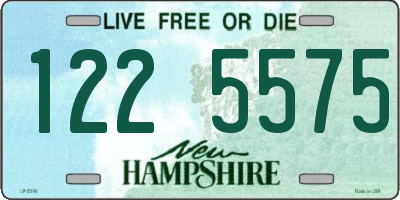 NH license plate 1225575