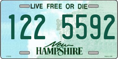 NH license plate 1225592