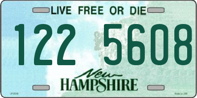 NH license plate 1225608