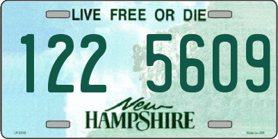 NH license plate 1225609