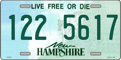 NH license plate 1225617