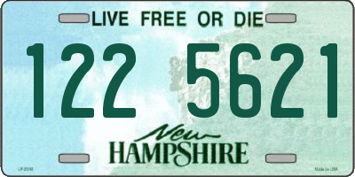 NH license plate 1225621